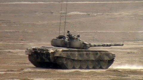Tank bölmələrimizin təlimindən VİDEO
