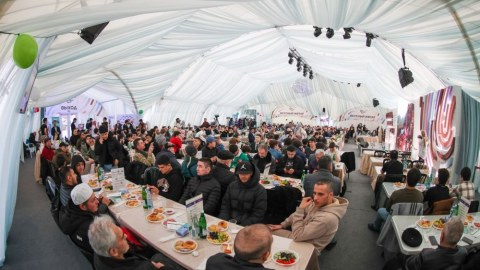 Leyla Əliyevanın adından Moskvada iftar süfrəsi açıldı - FOTOLAR
