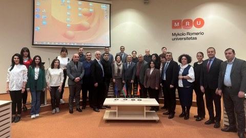 BMU-nun prorektorları Litvada səfərdə olublar