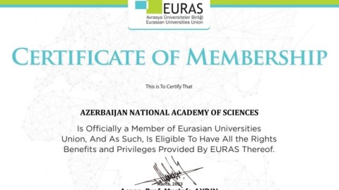 AMEA Avrasiya Universitetlər Birliyinin üzvlüyünə qəbul edildi