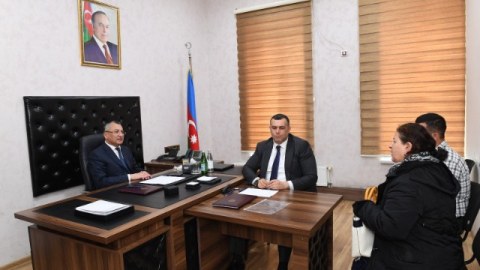 Komitə sədri qəbul keçirdi - FOTOLAR