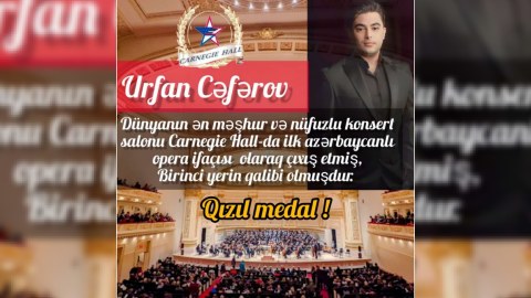 Azərbaycanlı vokalçı ABŞ-da qızıl medal qazandı