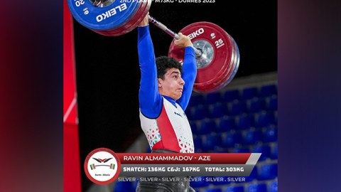 İdmançımız dünya birinciliyində 3 medal qazandı - REKORD
