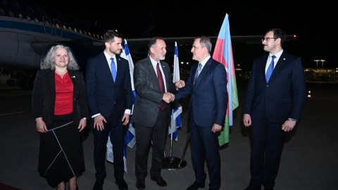 Ceyhun Bayramov İsraildə: Bu gün səfirliyin açılışı olacaq - FOTOLAR