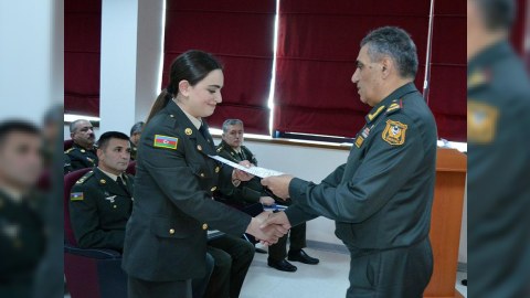 Kahramanmaraşdan gələn hərbçilərimiz təltif olundu - FOTOLAR
