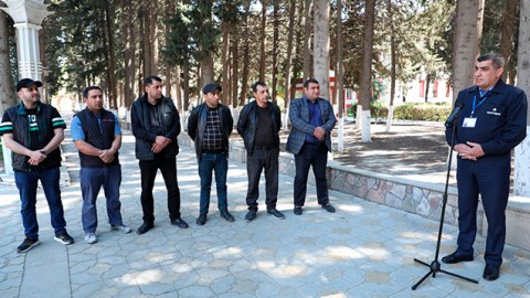 “Açıq mikrofon” aksiyasında 8 müraciət ünvanlandı - FOTOLAR