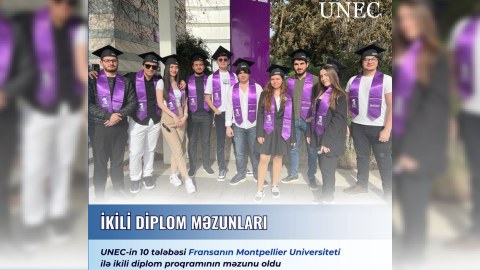 UNEC-in 10 tələbəsi ikili diplom proqramının məzunu oldu