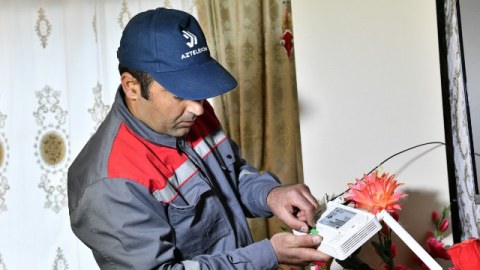 Oğuzda 2 mindən artıq evdə internetə qoşulma imkanı yaradılıb - FOTOLAR