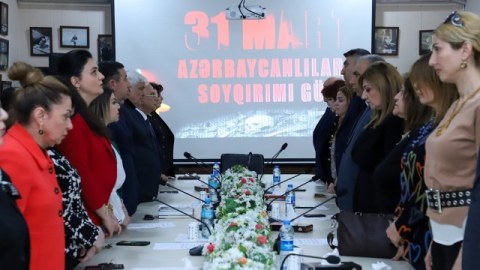 ADU-da soyqırımı qurbanları anıldı - FOTOLAR
