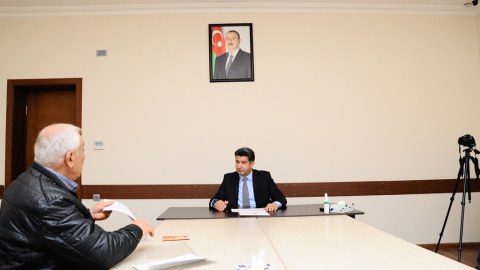 Naftalanda sakinlərin müraciətləri dinlənilib