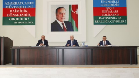 Cəlilabadda əkin suları ilə bağlı müşavirə keçirildi - FOTOLAR
