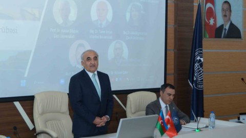 UNEC-in rektoru türkiyəli alimlərlə görüşüb