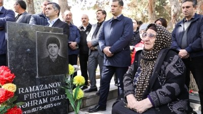 Şəhid Mahir Quliyev və Firudin Ramazanovun xatirəsi anılıb - FOTOLAR
