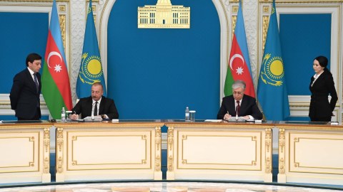 Qazaxıstan və Azərbaycan Ali Dövlətlərarası Şura YARADIR