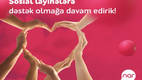 “Nar” ötən il sosial layihələrə 5 milyon manatdan çox investisiya yatırıb
