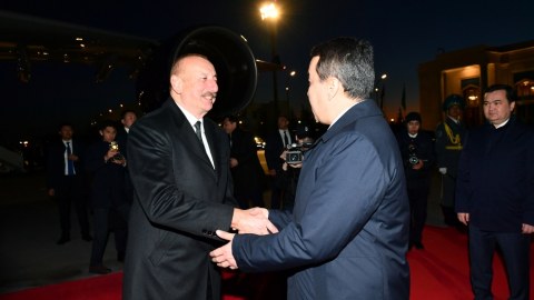 Prezidentin Qazaxıstana səfəri başa çatıb - FOTO