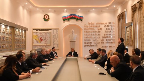 Dövlət Komitəsində Heydər Əliyevlə bağlı tədbir keçirilib - FOTOLAR