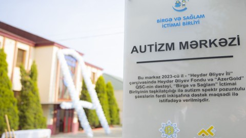 Gəncədə Autizm Mərkəzi istifadəyə verilib - FOTOLAR