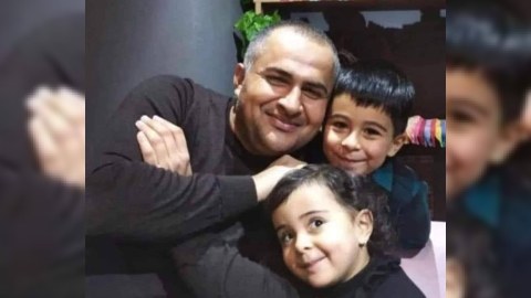 Şəhid hərbçimizin övladları ilə FOTOSU