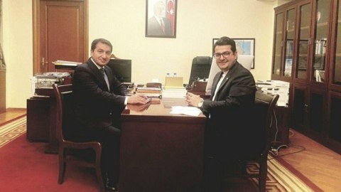 Prezidentin köməkçisi İran səfiri ilə görüşdü - FOTO