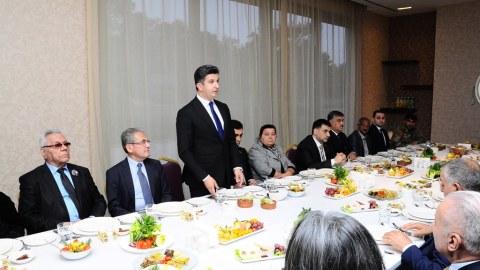 Naftalanda iftar süfrəsi təşkil olunub - FOTOLAR