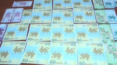 Saxta pul çap edənlər TUTULDU