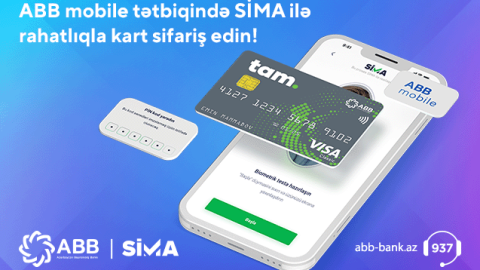SİMA ilə kart sifarişləri daha da asanlaşdı!