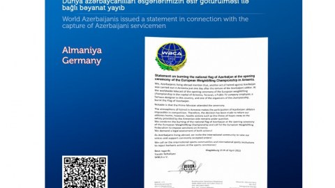 Almaniyadakı boks təşkilatları Ermənistana qarşı sanksiyaların tətbiqini tələb edir