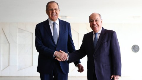 Lavrov braziliyalı həmkarı ilə görüşdü