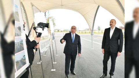 Prezident yeni yolun açılışında iştirak edib - YENİLƏNİB