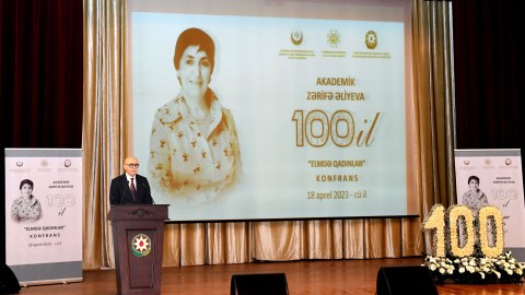 Zərifə Əliyevanın anadan olmasının 100 illiyinə həsr olunmuş konfrans - FOTOLAR