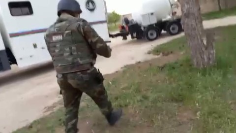 Bakıda hərbi sursat aşkarlandı - VİDEO