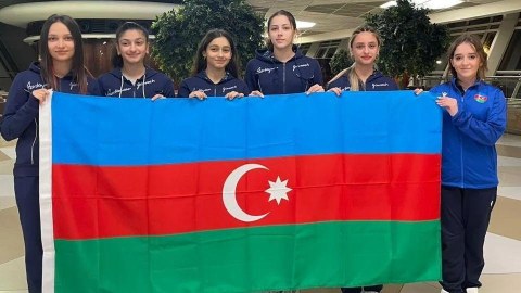 Gimnastlarımız Dünya Kubokuna yollanır - FOTOLAR