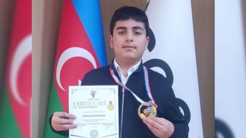 Azərbaycanlı şagird beynəlxalq olimpiadada qızıl medal ALDI