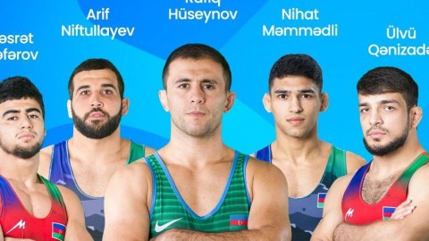 3 güləşçimiz Avropa Çempionatının YARIMFİNALINDA