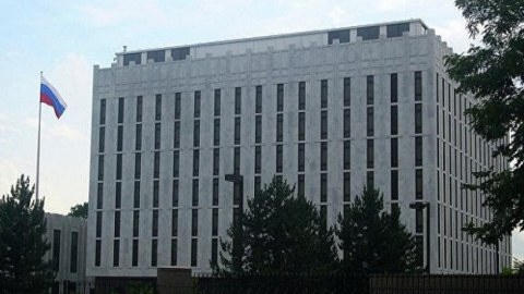 Rusiya səfirliyində həyəcanlı anlar yaşandı