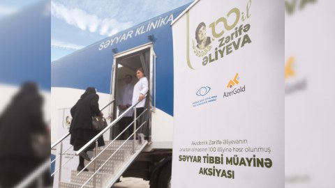 Daşkəsəndə səyyar göz müayinəsi aksiyası keçirilib - FOTOLAR