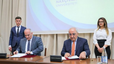 Naxçıvan Universiteti ilə UNEC arasında müqavilə imzalandı