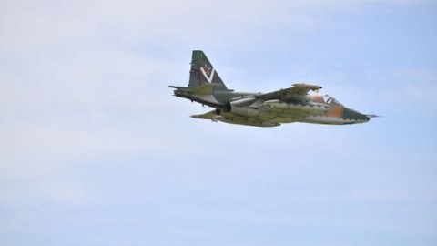 Rusiyaya məxsus Su-25 qırıcısı qəzaya uğradı 