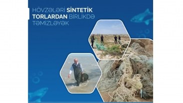 Su hövzələri sintetik torlardan təmizlənir