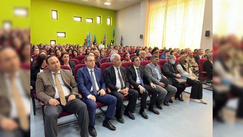 Füzuli ziyalıları konfrans keçiriblər - FOTOLAR