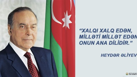 Dil siyasətinin müəyyənləşməsi Heydər Əliyevin adı ilə bağlıdır