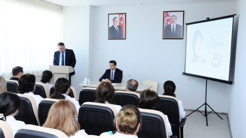Naftalanda Zərifə Əliyevanın 100 illiyi qeyd edilib - FOTOLAR