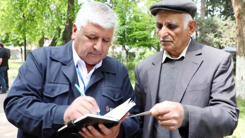 “Açıq mikrofon” bu dəfə Tovuzda - FOTOLAR