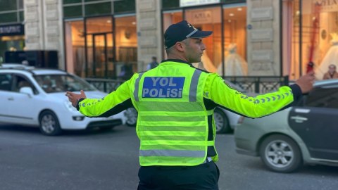 Polis gücləndirilmiş rejimdə xidmət edir - VİDEO