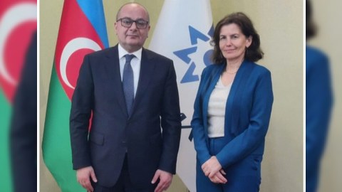 Fransanın səfiri ANAMA-nın sədri ilə görüşdü