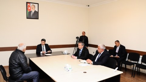 Naftalanda növbəti vətəndaş qəbulu keçirilib