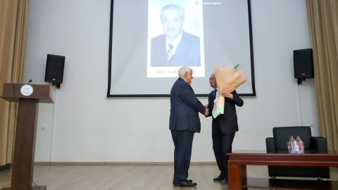 ADU-da Adil Babayevin yubileyi qeyd olunub - FOTOLAR