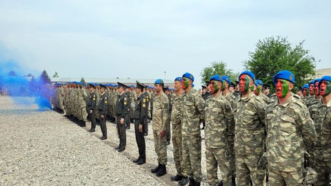 "Komando başlanğıc kursu"nun növbəti buraxılış mərasimi