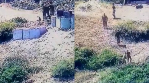 Ermənistan ordusunda özbaşınalıq görüntüləri - VİDEO